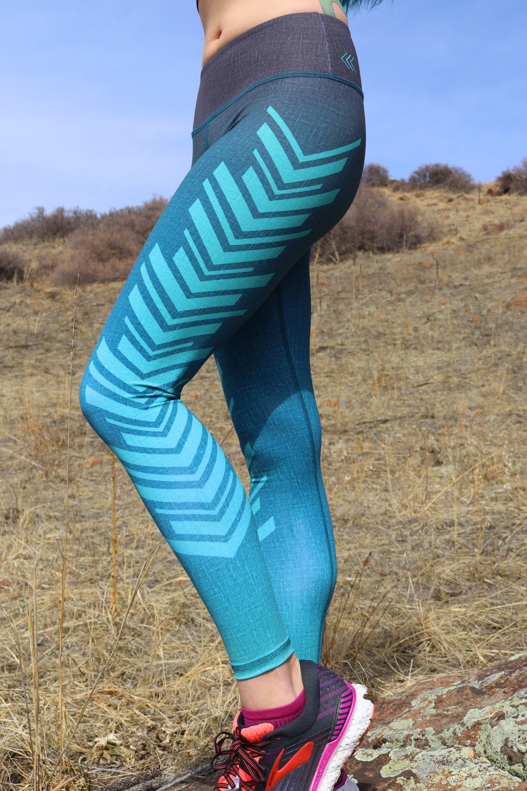rig butik kubiske Velocity Core Legging - Azure/Slate | Scout Designs